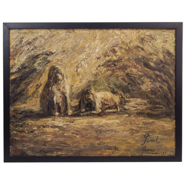 Painting of Shaggy Dogs
