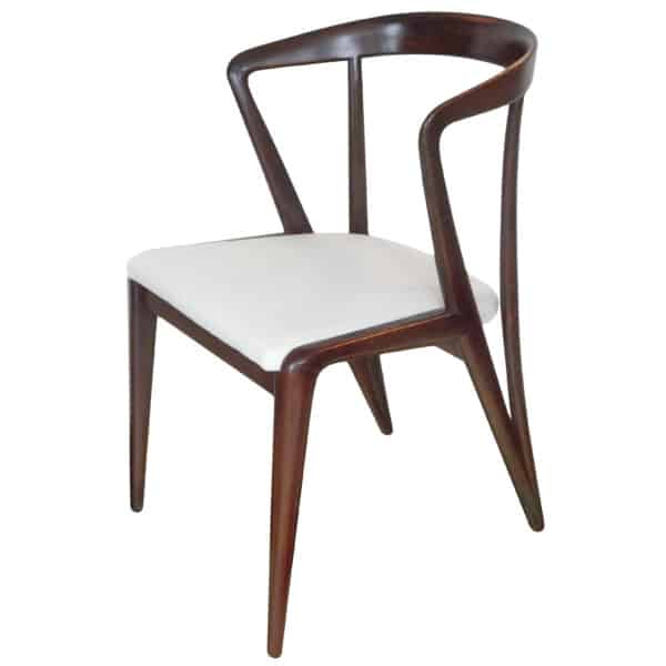 Modern Walnut Chair by Bertha Schaefer