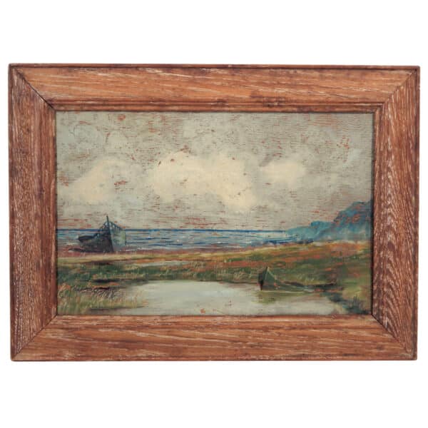 Beached Boats Seascape