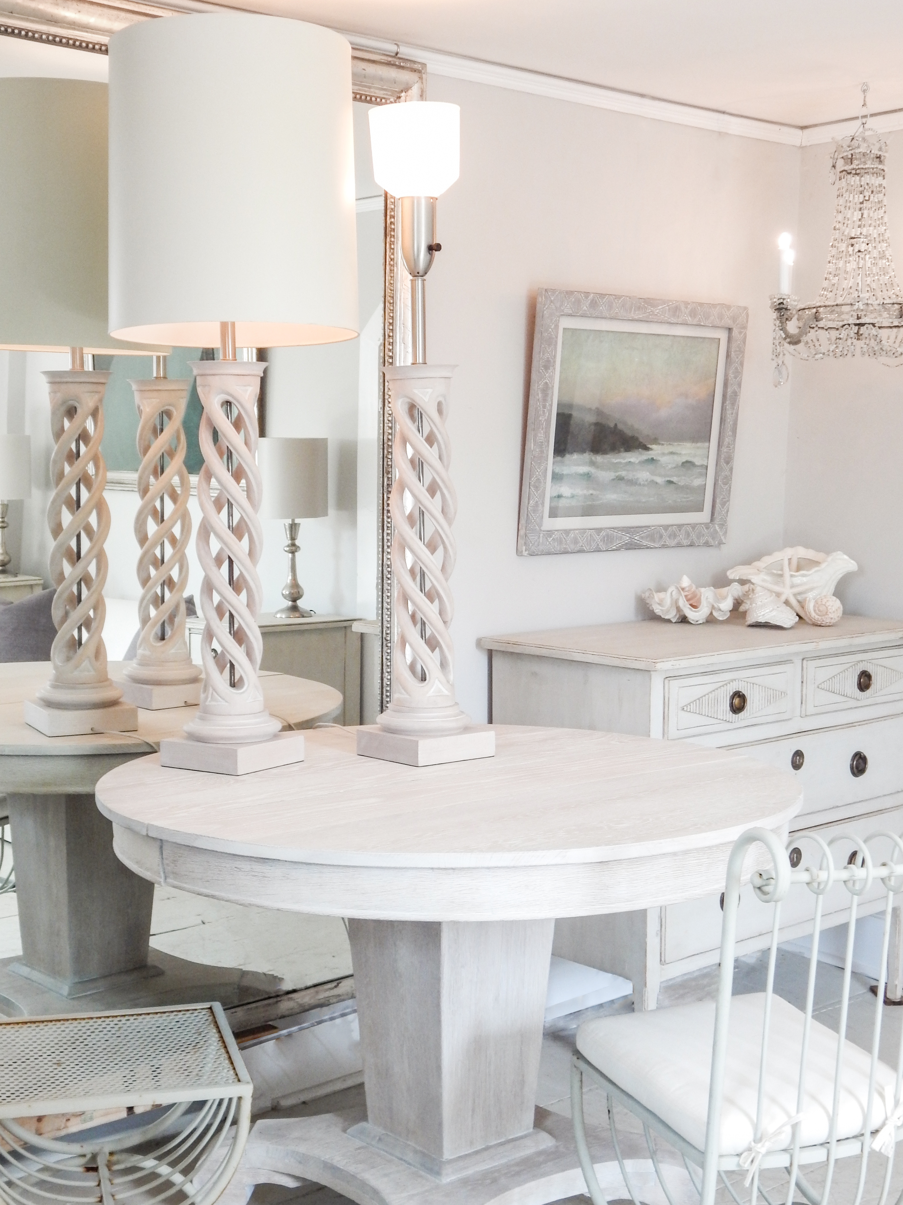 Pair of James Mont Twist Table Lamps - Image 2