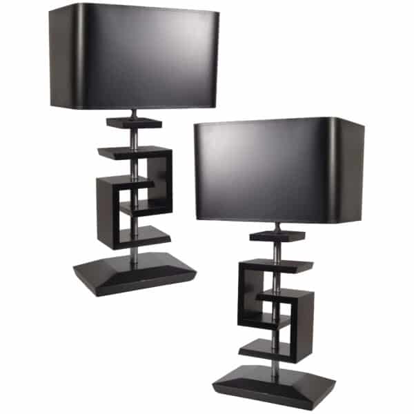 Pair Of James Mont Style Lamps