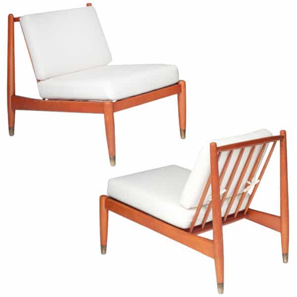 Mid-Century Slipper Chairs