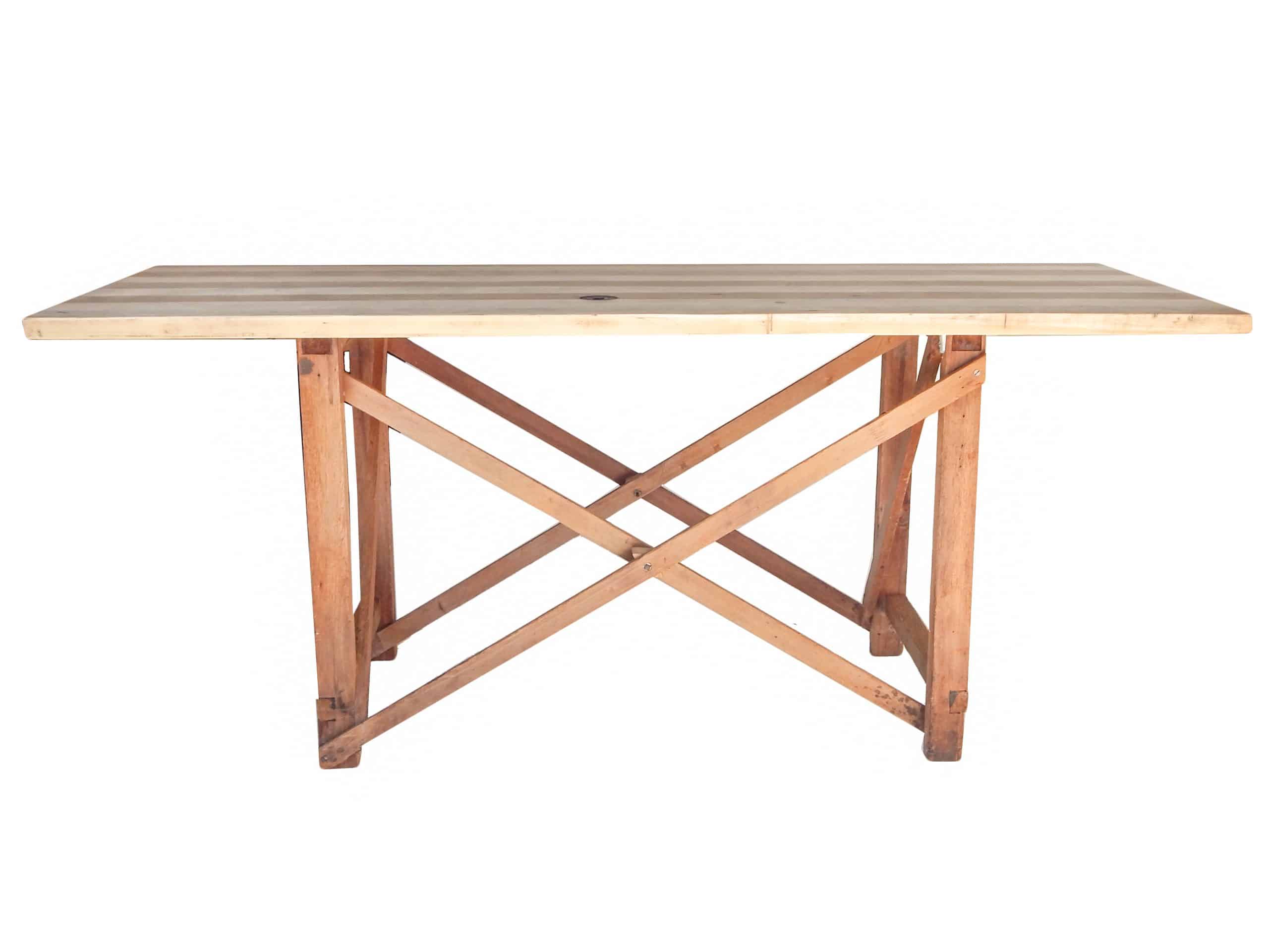 Rustic Sculptor's Table - Image 4