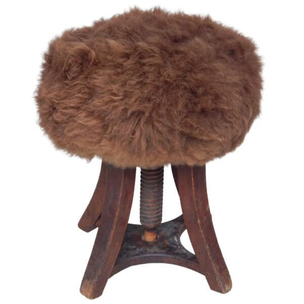 Scandinavian Swiveling Ottoman