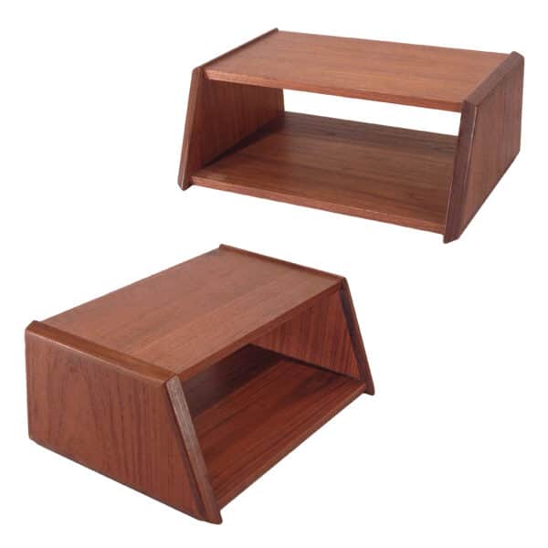 Mid Century “Floating” Nightstands