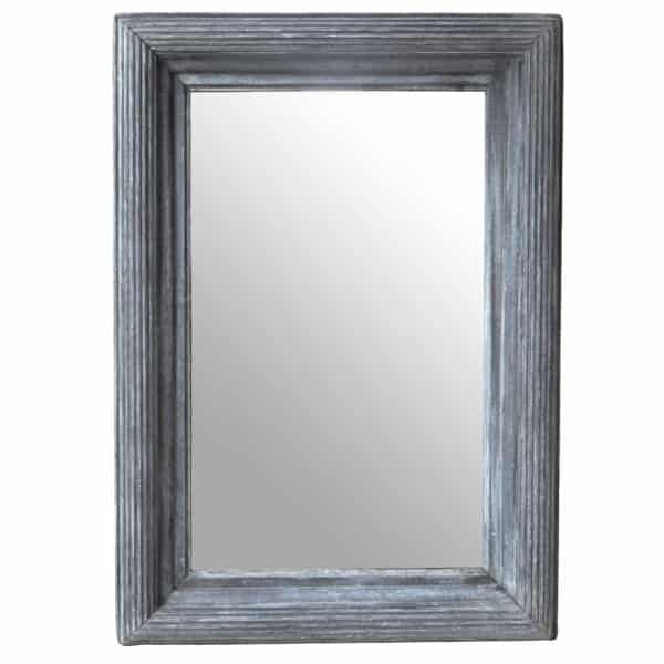Faux Zinc Powder Room Mirror