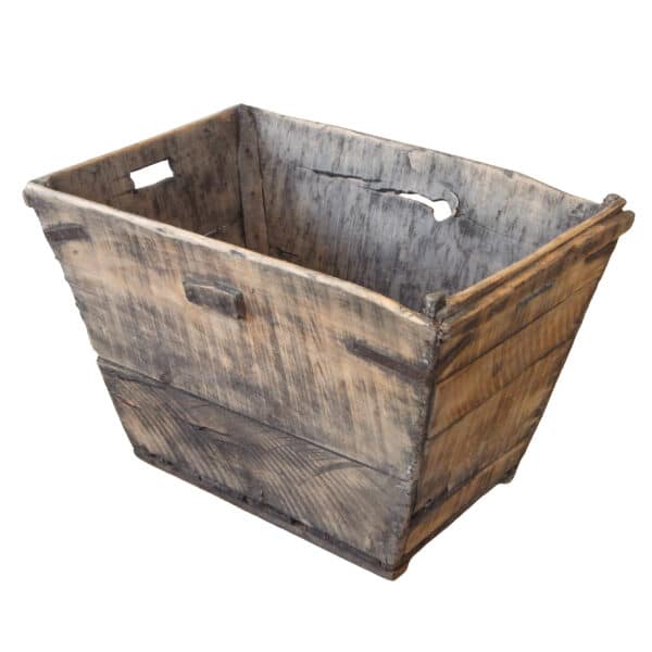 French Wooden Bin