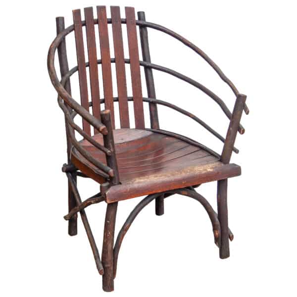 Bent Wood Barrel Back Chair