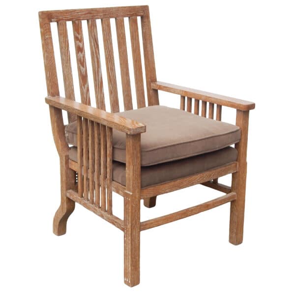 Ceruced French Armchair