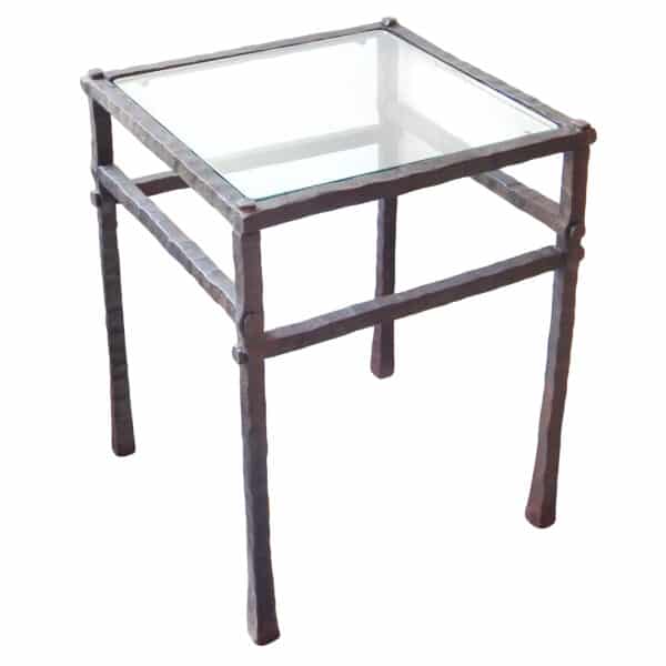 Ferraroni Styled Hammered Side Table