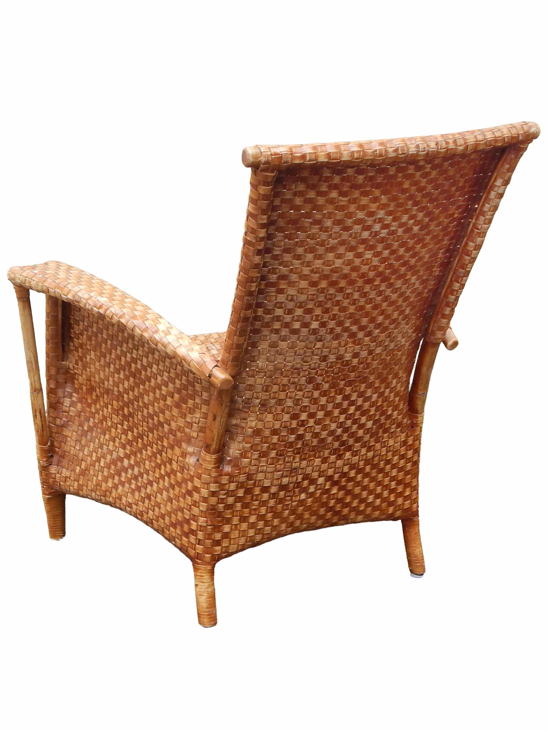 High-Back Rattan Armchairs - Image 10
